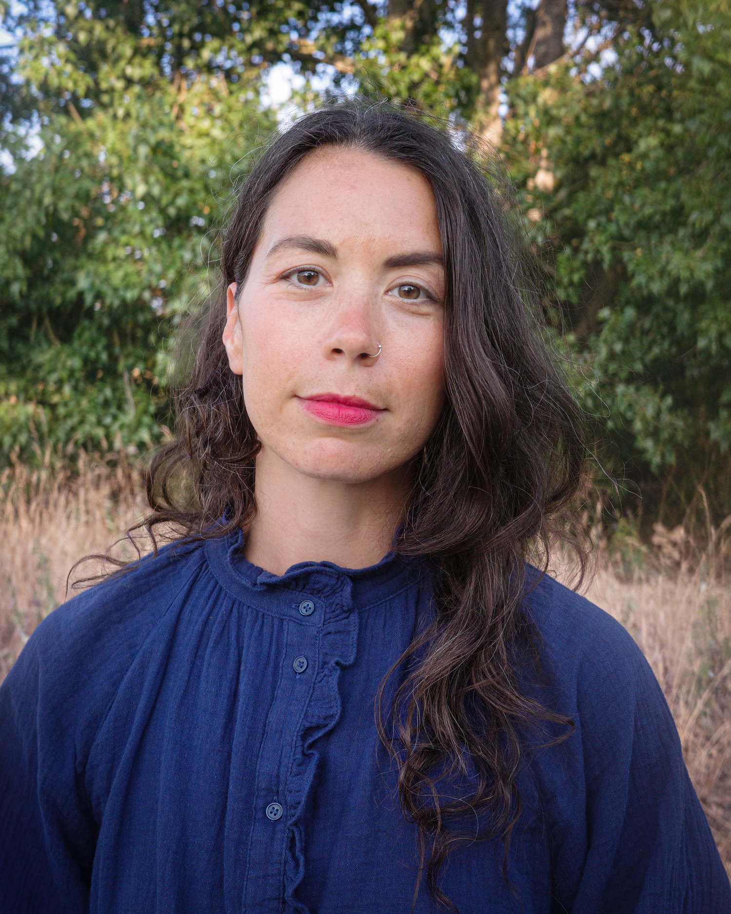 Ksenia Gorenstein, counsellor and psychotherapist, photographed outdoors
